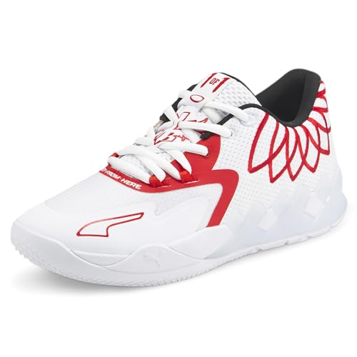 PUMA Mens Mb.01 Lo Basketball Sneakers Shoes - White - Size 13 M2