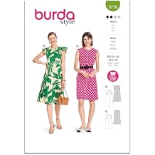 Burda X05719BURDA Misses Dress Sewing Pattern Packet, Design Code B5719, Sizes 8-18 34-44