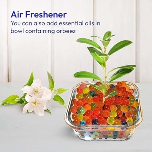 Image of 100 Grams Water Jelly Beads (Multicolour) - Polymer Super Absorbent Polymer Jelly Balls - Crystal Jelly Balls - Water Balls - Jelly Water Beads for Plants
