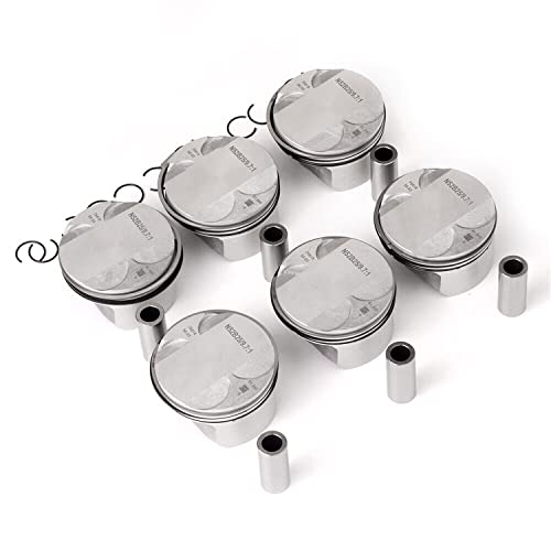 Noptul Engine Piston & Rings Kit, Suitable For E60 E90 325I 523I N52B25, Automotive Replacement Parts 11257561844 11257561850 #TOP1