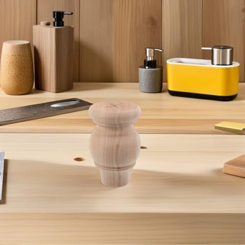 Patas de madera de alta calidad con estructura redonda estable para sofás NUOBESTY 8