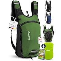 SASMO® Fahrradrucksack 10+3l (Grün) mit Thermofach & Helmnetz | MTB Rucksack | Fahrrad Rucksack - inkl. Regenschutz | Trinkrucksack Fahrrad für Herren & Damen