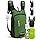 SASMO® Fahrradrucksack 10+3l (Grün) mit Thermofach & Helmnetz | MTB Rucksack | Fahrrad Rucksack - inkl. Regenschutz | Trinkrucksack Fahrrad für Herren & Damen
