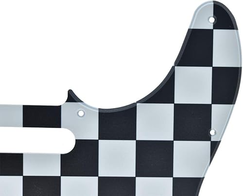 Miniatura 89 de KAISH 8 agujeros Tele Guitarra Golpeador TL Pick Guard Scratch Plate para Estados Unidos/México Telecaster/Tele Negro 1 Capa