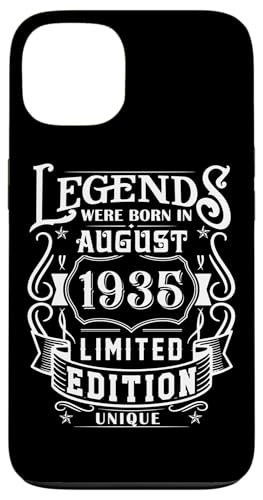 Carcasa para iPhone 13 Cumpleaños Agosto 1935 Edición Limitada Regalo Legend August