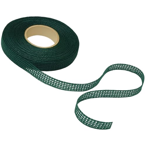 Pflanzenband Baumband 50m x 3cm - Robuster & Wiederverwendbarer Pflanzenbinder - Atmungsaktives Baumgurt für Bäume Sträucher Gräser Zusammenbinden