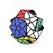 Shaped Speed Cubes Black Sticker, Dodecahedron Magic Cube 3D Puzzle Toys Kids Christmas Birthday Present