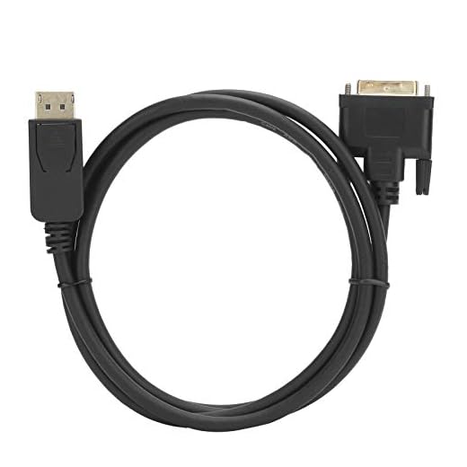 DisplayPort till DVI-adapter, guldpläterad Dp-skärmport till DVI-omvandlare kompatibel med PC, bärbar dator, HDTV, projektor, bildskärm(3 meter / 9,8 fot)