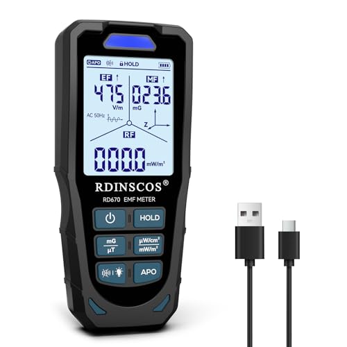 Detector De Radiación 3 En 1 Portátil Ef Mf Rf Meter Eléctri | Cuotas