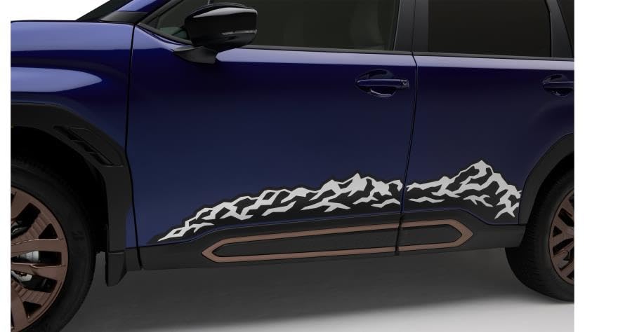 Exterior Graphics - Side - 2025 Subaru Forester 3 Subaru Exterior Doors Mountain Scene Graphics Kit for 2025 2026 Forester - J121SSL000 - Genuine OEM