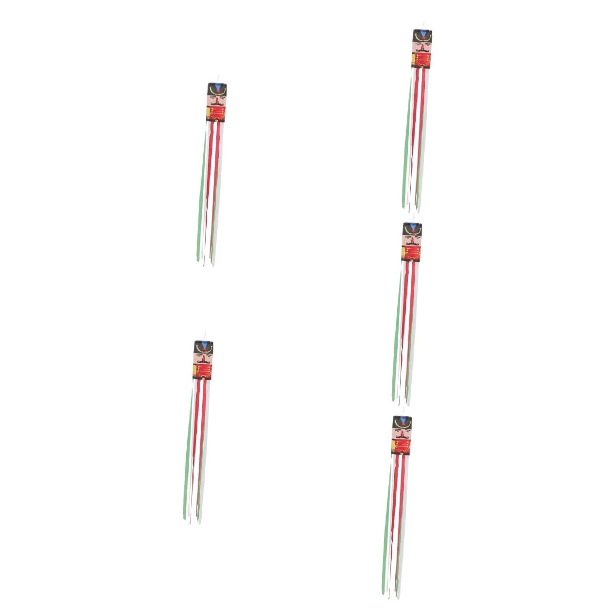 Manche à vent casse-noisette Noël Toyvian lot de 5 déco extérieure polyester