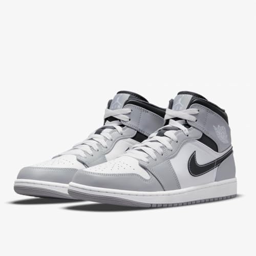Nike Mens 1 Mid 554724 078 Light Smoke Grey 2.0 - Size 10 | Image 2