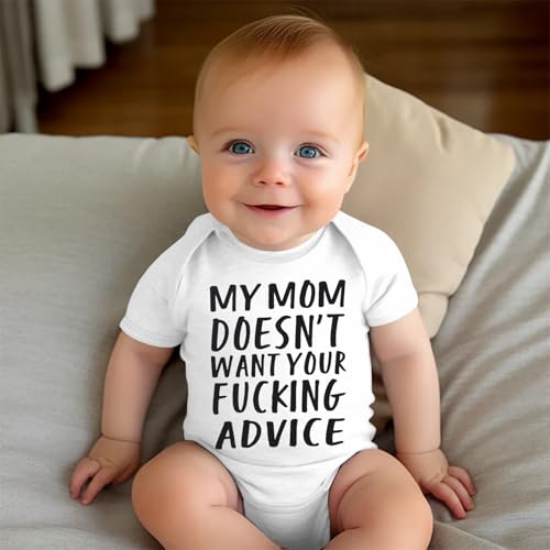 Newborn Baby Boy Girl Romper Funny Letter Printed Bodysuit Infant Short Sleeve Cotton Jumpsuit Clothes 0-18 Months4