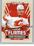 2025-26 O-Pee-Chee Retro #281 Yegor Sharangovich Calgary Flames Official Hockey Card in Raw (NM or Better) Condition