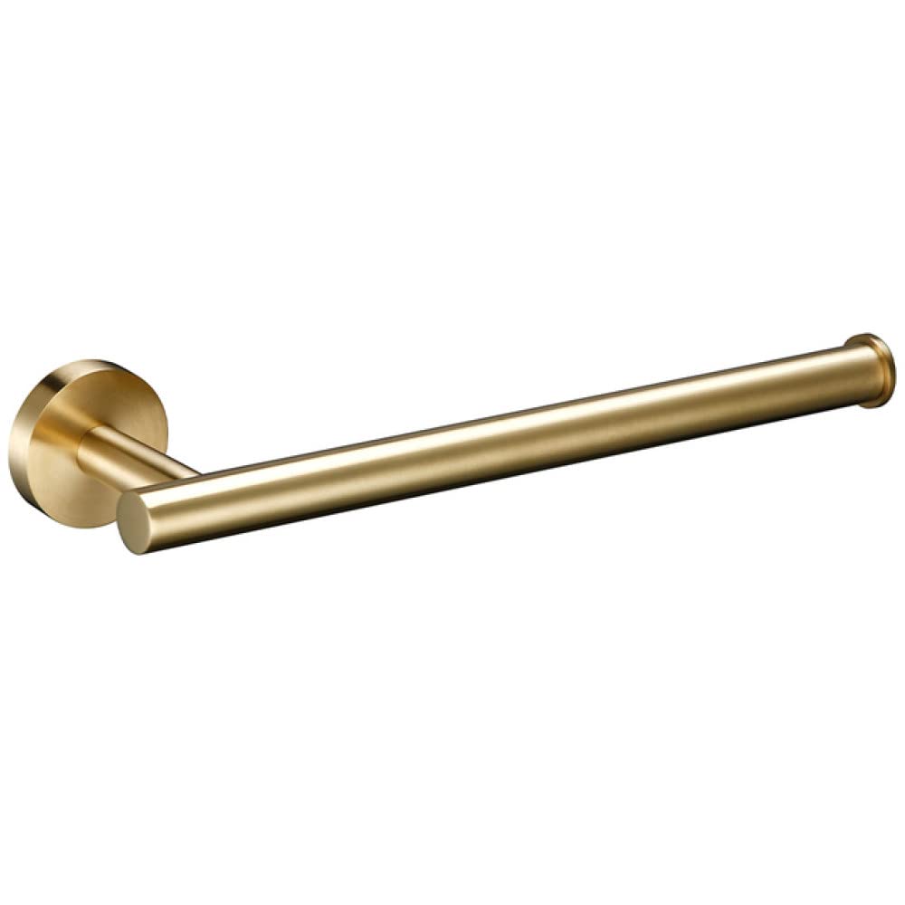 Conjuntos de Accesorios de baño Cromo Negro Mate Oro Cepillado Gancho para Bata Barra para Toalla Soporte para Papel Acero Inoxidable, Anillo para Toalla BG, 1