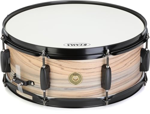 Tama Woodworks Snare Drum - 5.5 x 14-inch - Natural Zebrawood Wrap