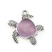 JGFinds Turtle Charm (5 Pack Purple & Silver) - Sea Glass DIY Jewelry Making Supplies for Bracelet or Necklace Pendant
