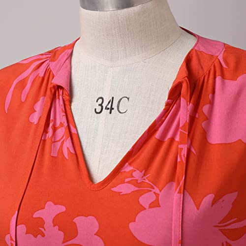 Mini robe femme col en V Generisch chic et légère plissée - 2