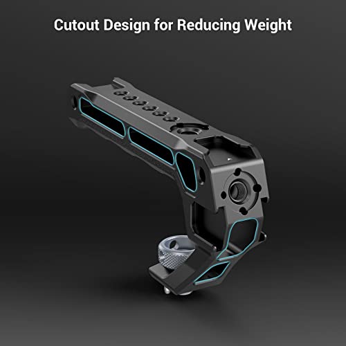 Smallrig Top Handle With 3/8"-16 Locating Holes For Arri Grip For Camera Cage, Universal Video Rig With 5 Cold Shoe Adapters To Mount Dslr Camera With Microphone/ Led Light/ Monitor - 3765 #TOP5
