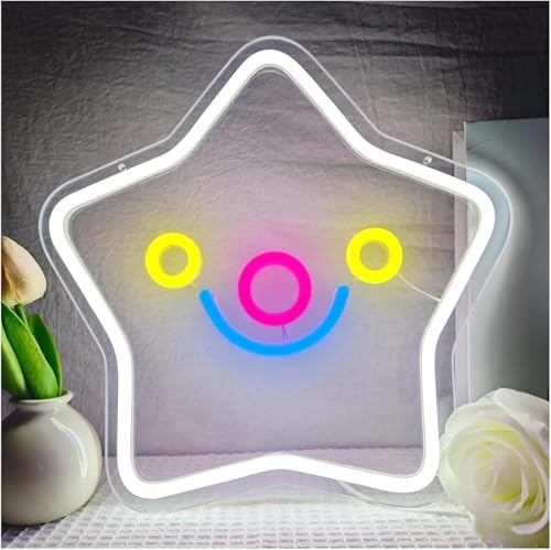 Enseigne lumineuse LED étoile pour sublimer vos fêtes d'anniversaire
