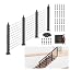 4 x Stair Post Kit (No Handrail)