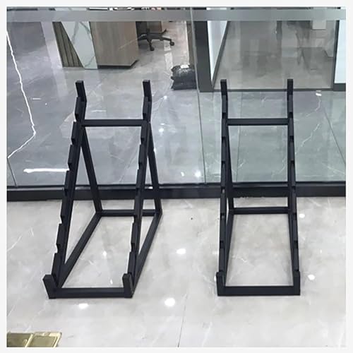 Présentoir triangulaire carrelage acier robuste pour showroom - 2