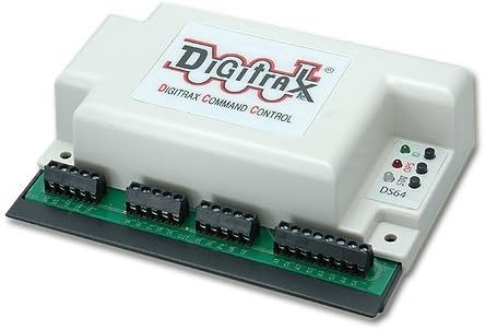 Digitrax DS64 DCC Stationary Decoder, 4 Turnouts by "DIGITRAX, INC."