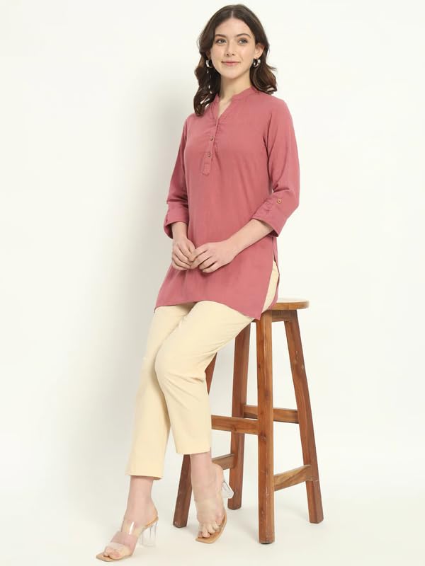 Image of Moirai Cotton Women Trouser Pants Regular Fit Casual Kurti Pants Daily Formal Office Use