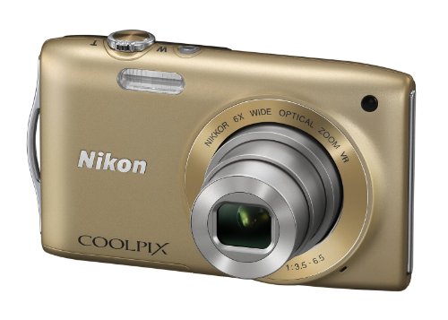 Nikon COOLPIX S3300 中古 カメラ ゴールド｜コンパクトデジタルカメラ