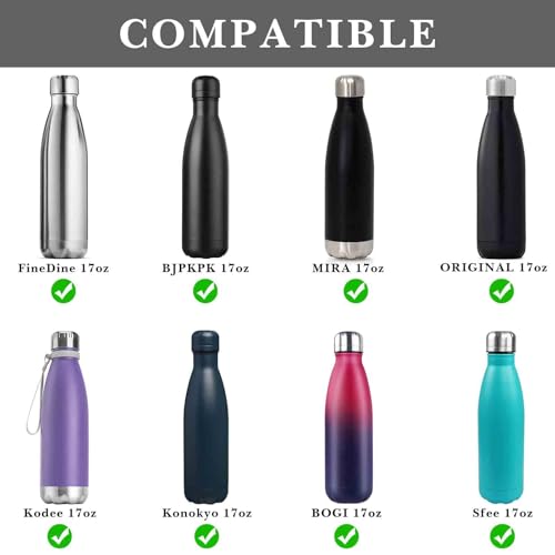 Protège-bouteille en silicone gris Linkidea pour gourde 50 cl