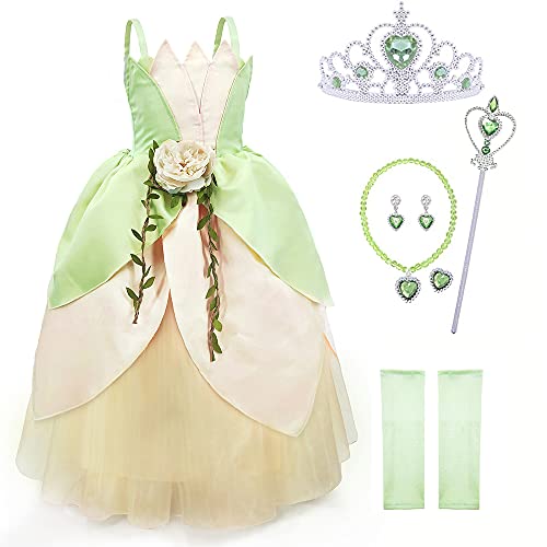 Image of TYHTYM Belle Costumes Dress Up Party Girls Princess Cosplay Halloween Kids Ball Gown 2-13Years