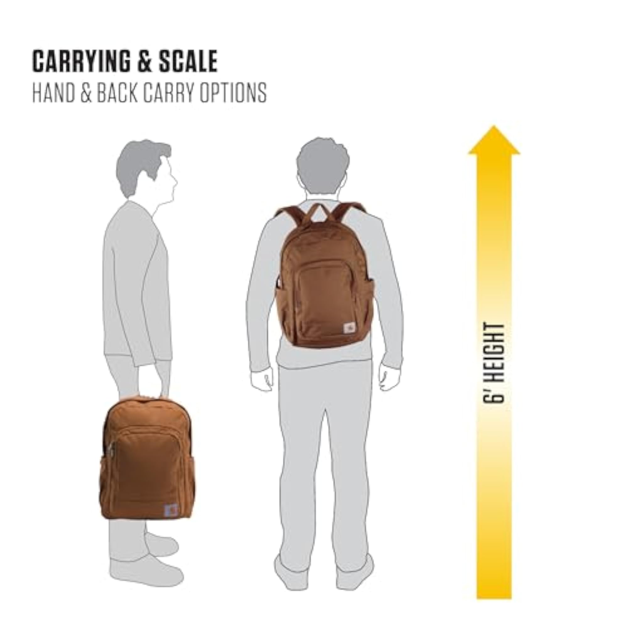 Durable 25L Water-Resistant Backpack with Laptop Sleeve