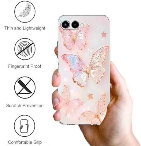 Coque T-Mobile Revvl 8 5G抗震防摔闪粉手机壳保护套女生