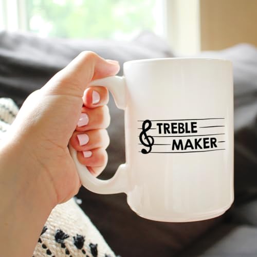 Taza de Cerámica Blanca 15oz miniatura 3