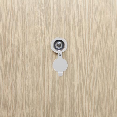 Toddmomy 8 piezas tapas para mirilla de acero inoxidable para puerta de apartamento, protección de privacidad, tapa anti-espía para visor de puerta con diámetro interior de 16mm para seguridad en el hogar miniatura 5