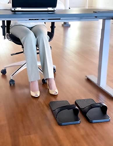 PedMats-Individualized, Portable Pair of Anti-Fatigue Mats for Standing Desk, Thick and Ergonomically Cushioned Support, Compact, Easy to Move, Easy to Slide The Mats and Glide in a Chair - Image 4