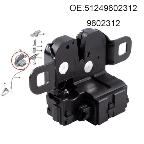 Serrure hayon coffre de remplacement pour modèles MINI Cooper R60 Paceman R61 - 3
