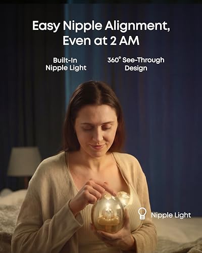Image of eufy Security Heated Massage Wearable Breast Pump S2 Pro, HeatFlow, Double-Sealed Flange, Nipple Light, DIY Rhythm, Full Milk & Leak Alert, Wireless Charging Case, 7-Day Battery, App Control