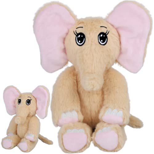 The Adventure Crew Plush Toy - 6 Different Characters - Soft And Soothing With Interactive Features (Ella Elephant) #TOP1