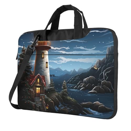 Bolsa para portátil unisex negra de 13 pulgadas miniatura 1