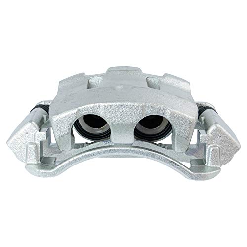 Image of TRQ Front Right Brake Caliper w /Bracket Passenger Side