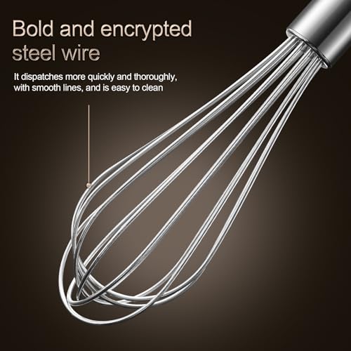 Image of Aniso Stainless Steel Whisk (8.4 inches, Silver)