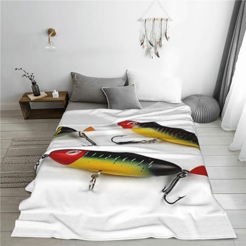 Couverture imprimée pêche pour soirées cocooning au salon - 6