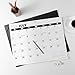 2024-2025 Large Desk Calendar with Desktop Mat, Nekmit Large Print Desk Pad Calendar 21