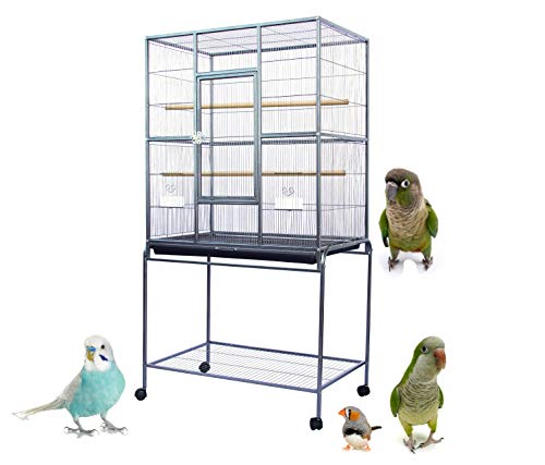 WUNDAPETS *NEW MINI OREGON FLIGHT CAGE ON CASTORS SMALL PARROTS, COCKATIELS, LOVEBIRDS, FINCHES OR CANARIES