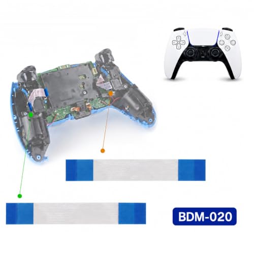 KSSA �݊��i PS5 DualSense �R���g���[���[ BDM-020 V2 R2 L2 L1 R1 �g���K�[ �{�^�� �t���b�N�X �P�[�u�� ���{�� ���d�� �t���L�V�u�� �P�[�u�� ���� �C�� ���i ���E�Z�b�g