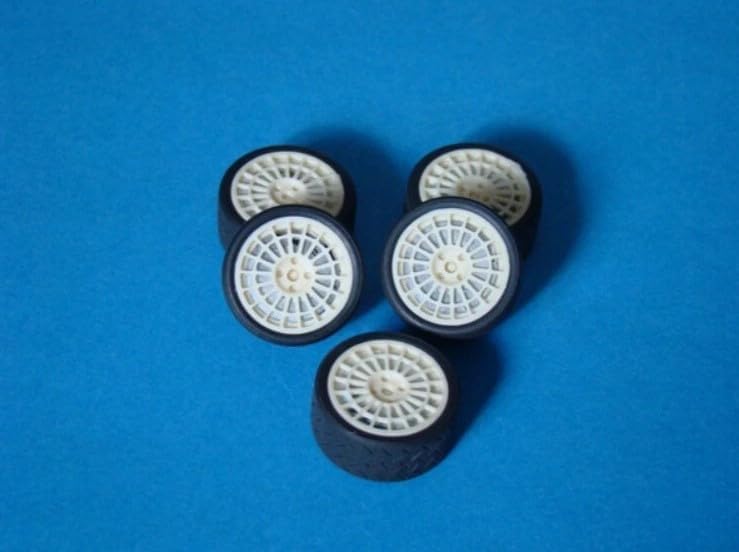 Mf-Zone TK2428 1/24 Lancia Wheels 5 Resin Wheels and 5 Tyres
