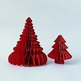 Photo Gallery alberi di natale decorativi a nido d ape in carta, decorazione da tavola per le vacanze, (2, rosso) Photo Gallery alberi di natale decorativi a nido d ape in carta, decorazione da tavola per le vacanze, (2, rosso)