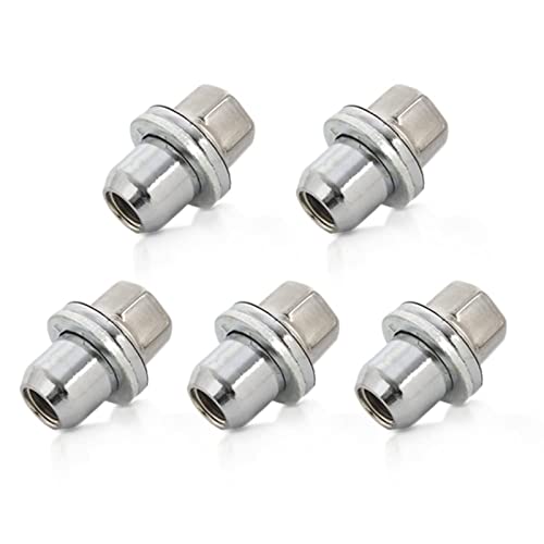 NICECNC M14x1.5 Wheel Lug Nuts Compatible with Land Rover Range Rover MK3 2006-2012 Sport 2005-2013 Discovery MK3 2004-2009 MK4 2009-2017 RRD500510 RRD500290 (5pcs)