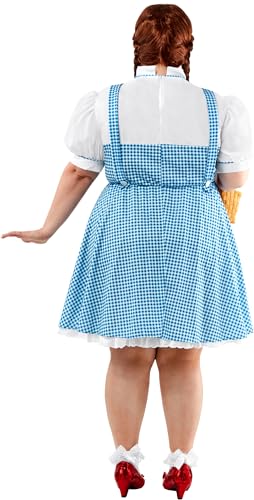 Rubies The Wizard of Oz: Dorothy Costume for Adults, Women's Standard